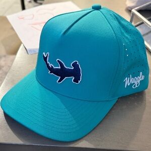 Waggle Teal Shark Cap